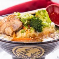 K2. Charsu Ramen · BBQ pork, vegetable & egg noodle.