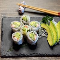 California Roll · In : crabmeat, cucumber, and avocado