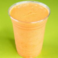13. Max Boost · Orange juice, strawberries, banana, orange sherbet, wheat germ, rice bran, oat bran. Protein...