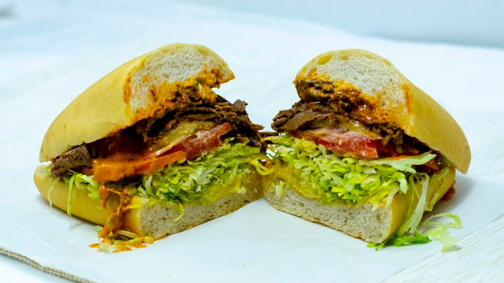 Tri Tip Southwest · Tri Tip, Pepperjack Cheese & Avocado w/ Chipotle Mayo, Shredded Lettuce, Tomatoes, Onions & Jalapenos
