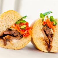 Broiled Pork Sandwich · Chili star anise soy and caramelize.