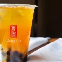 Qq Passionfruit Green Tea · come with pearl and coconut jelly.