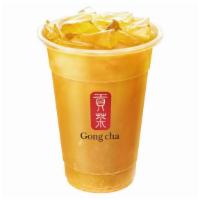 Mango Green Tea · 85-130 calories.