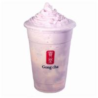 Taro Milk Slush · Only available as a cold drink.