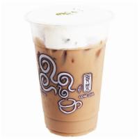 Milk Foam Milk Coffee · Contains dairy, no milk substitutions.