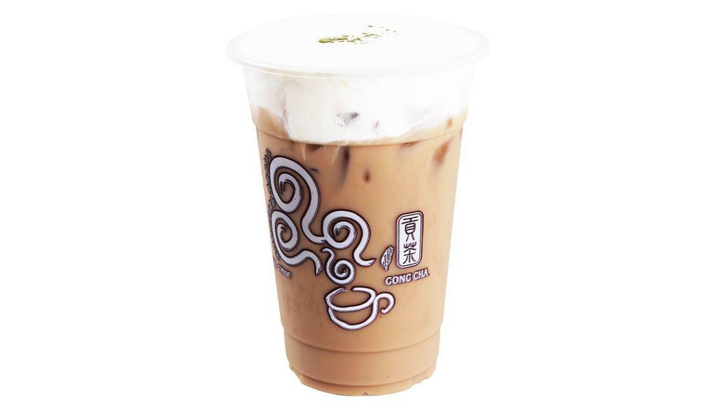 Milk Foam Milk Coffee · Contains dairy, no milk substitutions.