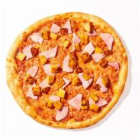 Orbital Hawaiian Pizza · Hawaiian pizza with ham and pineapple