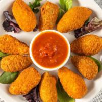 Jalapeno Poppers · 10 pieces. Side of marinara sauce.