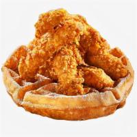 Fried Chicken & Waffles · Buttermilk fried and served on a traditional Belgian-style waffle.