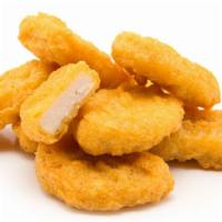 Halal Chicken Nuggets · Halal - Crispy french fries with golden crispy halal chicken nuggets. Served with customer's...