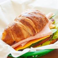 Ham and cheese sandwich · 