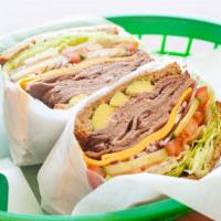 Roast Beef and Cheese Sandwich · 