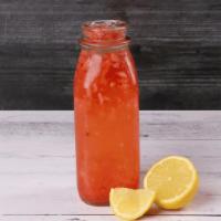 Strawberry Lemonade · A refreshing drink that combines sweet crushed strawberries and tangy lemonade. ICED LARGE O...