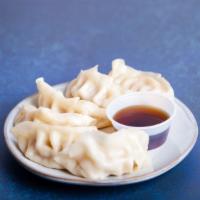 Gyoza · 6 pieces of Japanese-style deep-fried Pork Pot Stickers.