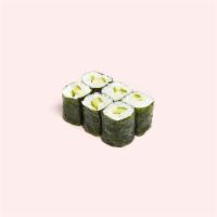 Cucumber Roll · 6 piece cut roll.