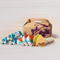 Taco & Burrito Cravings Pack · Includes 4 Crunchy Tacos and 4 Beefy 5-layer Burritos