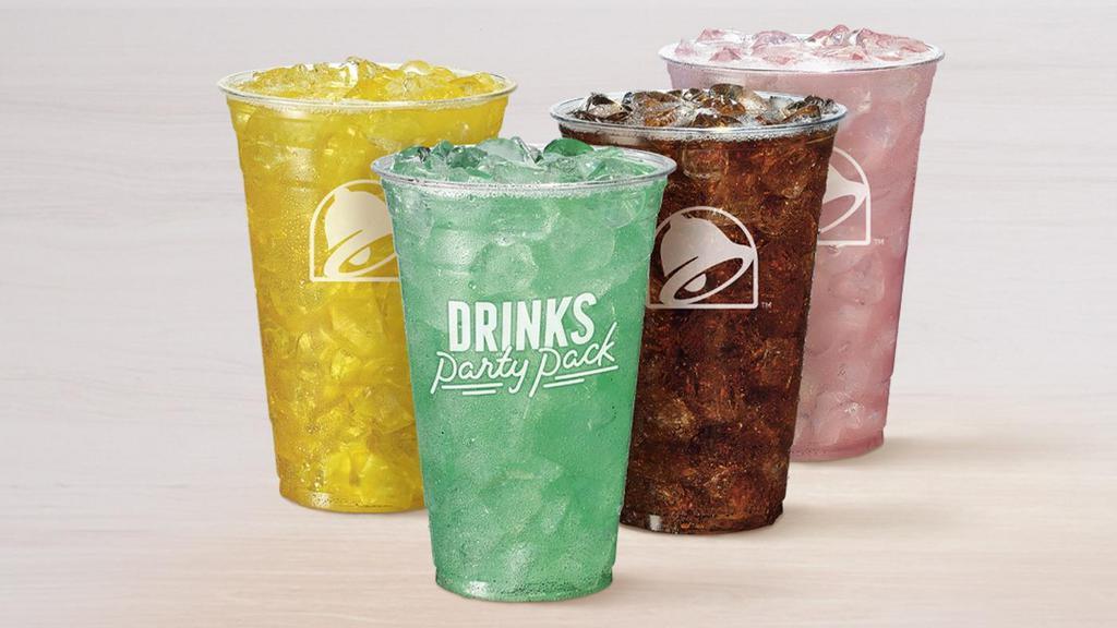 Drinks Party Pack · Includes four Medium fountain drinks of your choice.