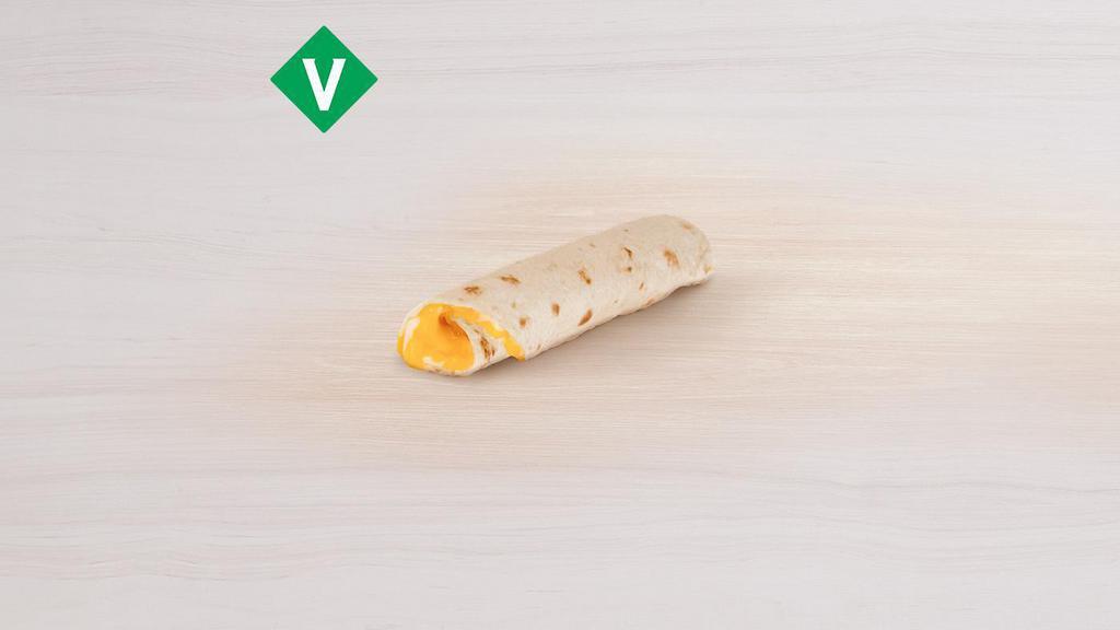 Cheesy Roll Up · A warm flour tortilla filled with our 3-cheese blend. Item is lacto-ovo, allowing for dairy & egg consumption. Preparation methods may lead to cross contact with meat. See ta.co for full details.