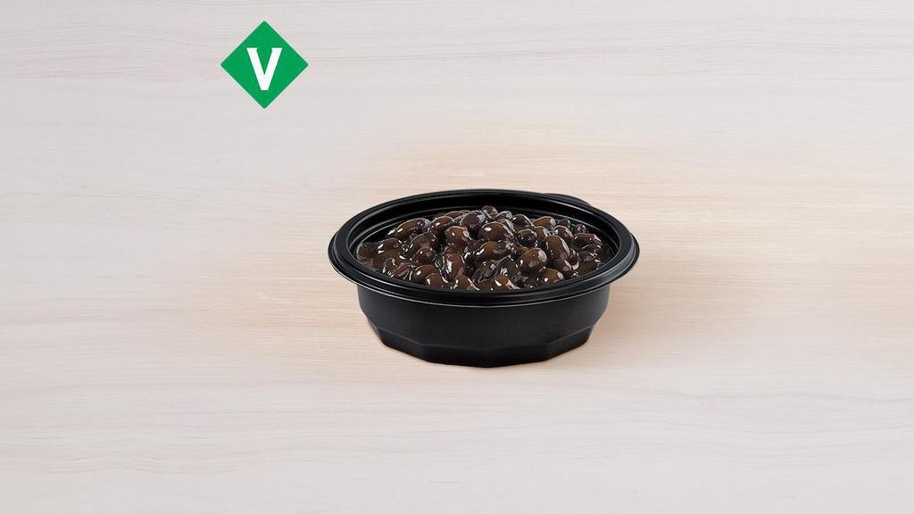 Black Beans · Savory black beans. Item is lacto-ovo, allowing for dairy & egg consumption. Preparation methods may lead to cross contact with meat. See ta.co for full details.