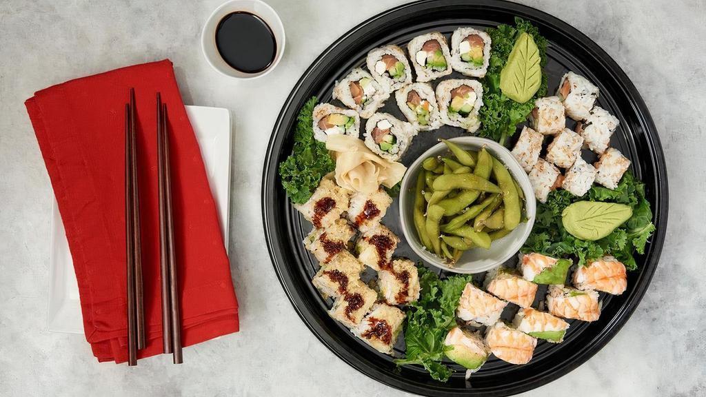 Sushi For 2  · Served with: . - 2 Benihana salad. Your choice of:. - 1 Appetizer. - 4 Sushi rolls.