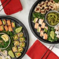 Sushi For 4  · Served with: . - 4 Benihana salad. Your choice of:. - 2 Appetizers. - 8 Sushi rolls.