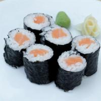 Salmon* Roll · Fresh salmon* and rice rolled in seaweed