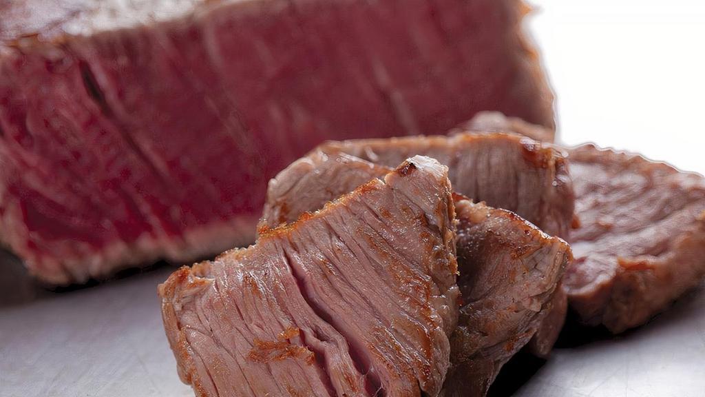 Filet Mignon* · Tenderloin and mushrooms lightly seasoned and grilled to perfection.