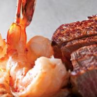 Samurai Treat · Filet mignon* and colossal shrimp grilled to perfection with lemon.. 5 course meals served w...