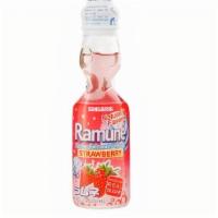 Strawberry Ramune · Classic Strawberry Japanese bottled soda with a 
