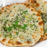 Onion Kulcha · Bread stuffed with mildly spiced onion.