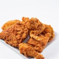 8 Piece Fried Chicken · 2 of each thighs, legs, breast, wings.