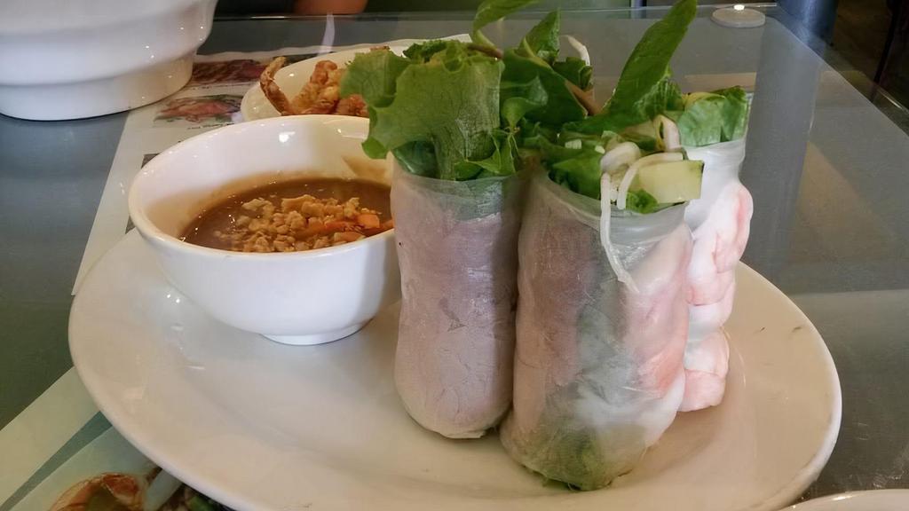 Gỏi Cuốn - Spring Rolls (2) · Two pieces.