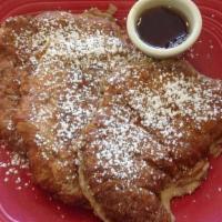 Croissant French Toast · Croissant dipped in our homemade french toast batter.