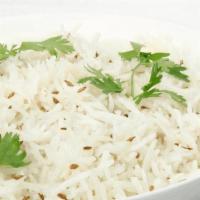 Rice (Vegan) · Long grain cardamom flavor basmati rice.