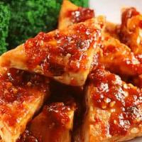 Tofu Chilli (Vegan)  🌶  · Chilli Tofu is a delicious Chinese Vegan appetizer made with Indian style.