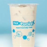 Roasted Milk Tea 炭烤烏龍奶茶 · (Organic Oolong Milk Tea)
