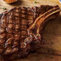 Bone-In Ribeye* 18 Oz. · Bone-in and extra marbled for maximum tenderness. Served with two freshly made sides.
