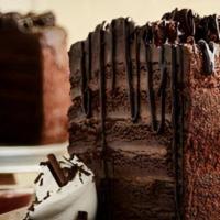 Chocolate Chocolate Tower · A massive slice of chocolate heaven. A towering chocolate 6-layer cake topped with chocolate...