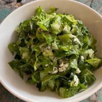 Maroulosalata · chopped lettuce, scallions, fresh dil, feta & lemon olive oil.