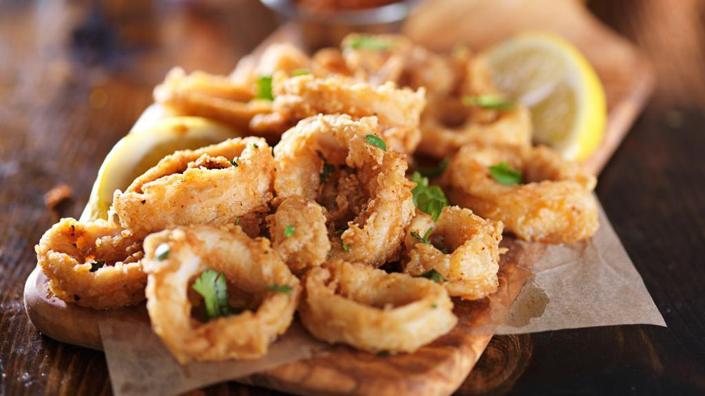 Fried Calamari · Tender calamari, lightly breaded and deep fried