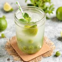 Fresh Lime · Soda and water.