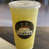 PassionCane · Fresh sugarcane juice infused with fresh passion fruit juice