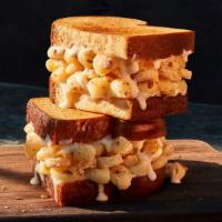 Grilled Mac & Cheese Sandwich · Whole (850 Cal.), Half (430 Cal.) Creamy Mac & Cheese with our fontina and mozzarella cheese...