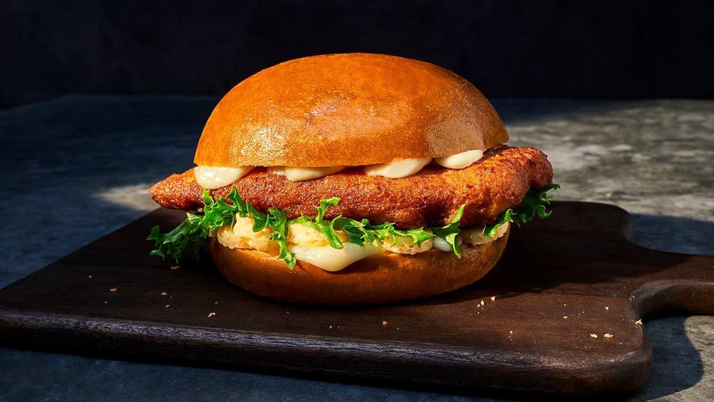New The Signature Take Chicken Sandwich · 560 Cal. Seasoned and seared chicken breast, parmesan crisps, emerald greens and garlic aioli on a brioche roll. Allergens: Contains Wheat, Milk, Egg. May contain Soy