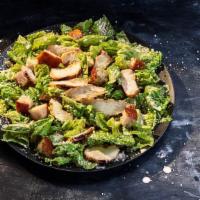 Caesar Salad With Chicken · Whole (440 Cal.), Half (220 Cal.) Chicken raised without antibiotics, romaine, grated Parmes...