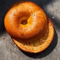 Jalapeno & Cheddar Bagel · 300 Cal. Freshly baked bagel made with chopped jalapenos, sharp cheddar cheese and a blend o...