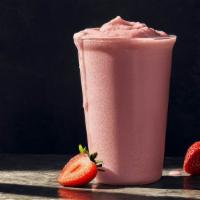 Strawberry Smoothie · 280 Cal. A mix of fruit purees and juice concentrates, blended with plain Greek yogurt and i...