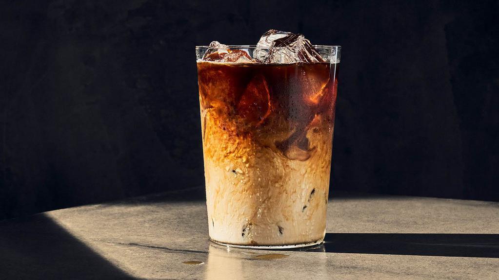 Madagascar Vanilla Almond Cold Brew · Regular (90 Cal.), Large (120 Cal.) Our dark roast cold brew coffee with Madagascar vanilla syrup and almondmilk, served over ice. Allergens: Contains Tree Nuts
