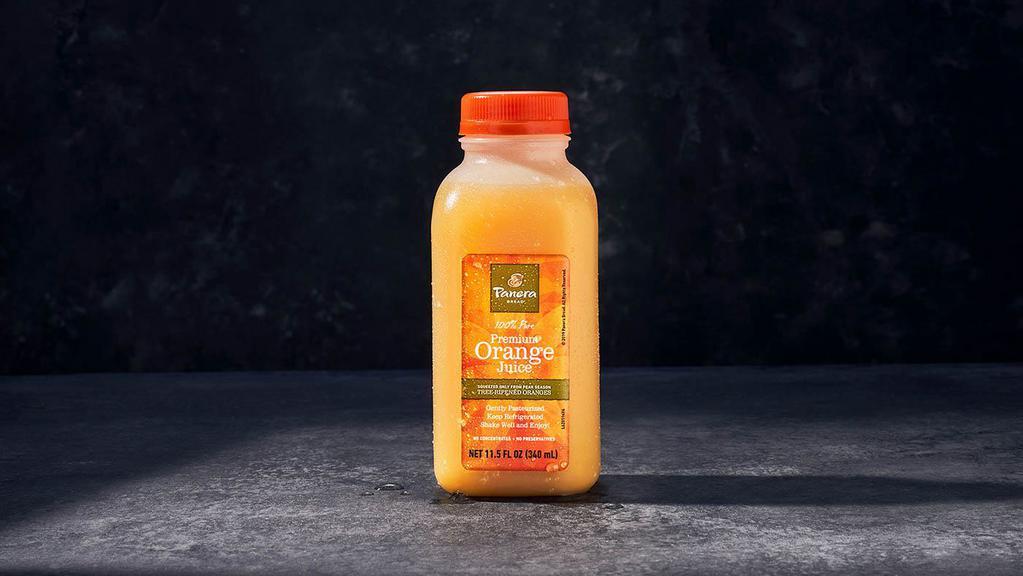Orange Juice · 160 Cal. Premium orange juice. Allergens: none