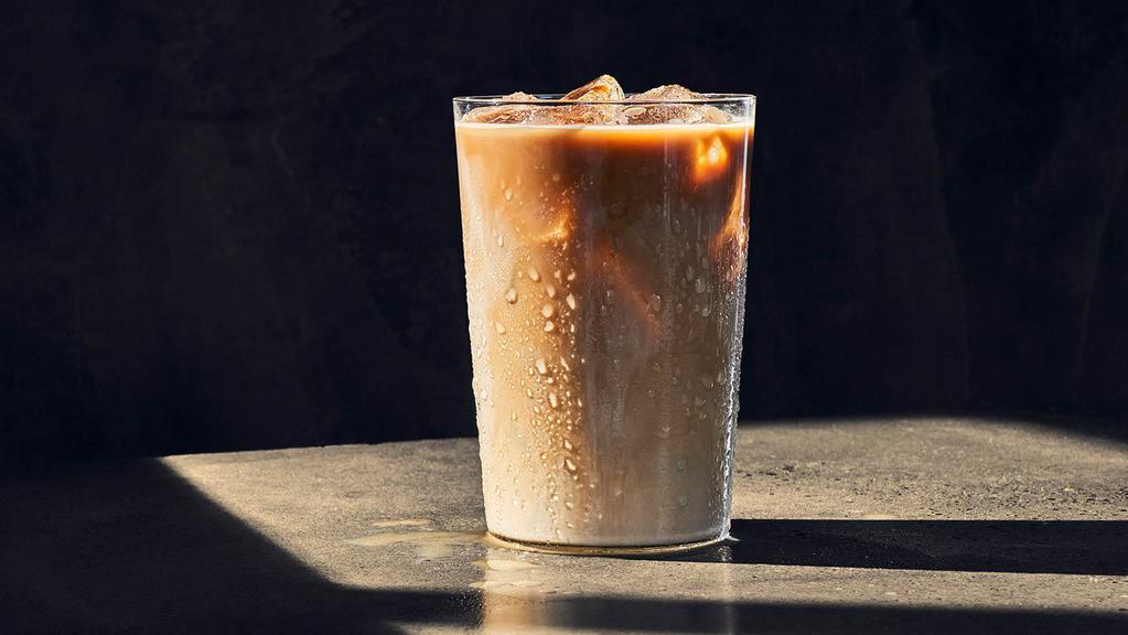 Iced Caffe Latte · 160 Cal. Freshly brewed espresso and milk served over ice. Allergens: Contains Milk